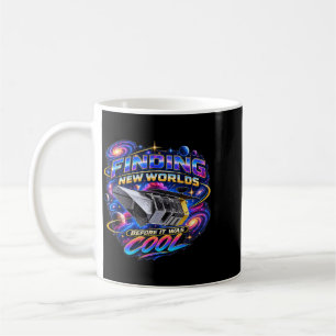 Caneca De Café Telescópio Espacial Romano Encontrando Novos Mundo