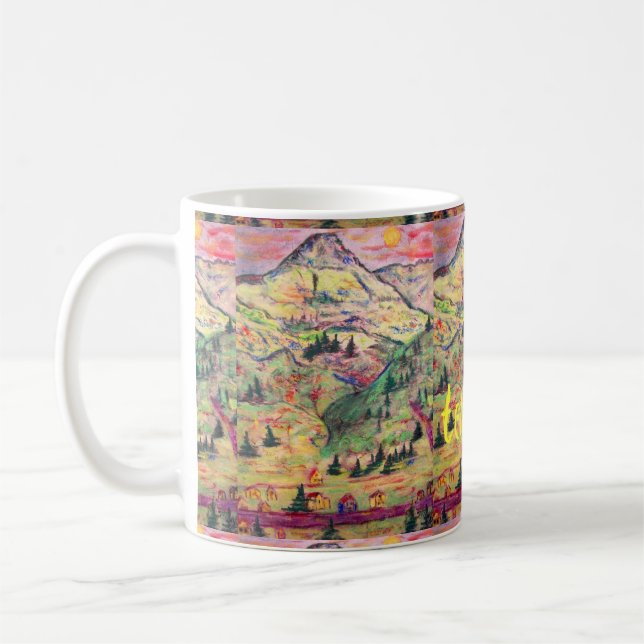 Caneca De Café Telluride Colorado (Esquerda)