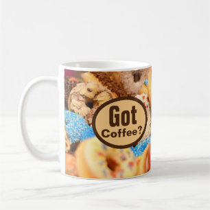 Caneca De Café Tem Rosquinha De Café, Dobra-Nogueira Que Era Uma