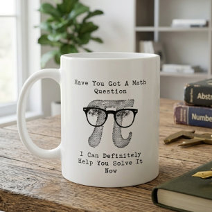 Caneca De Café Tem uma pergunta de matemática? Posso ajudá-lo a r