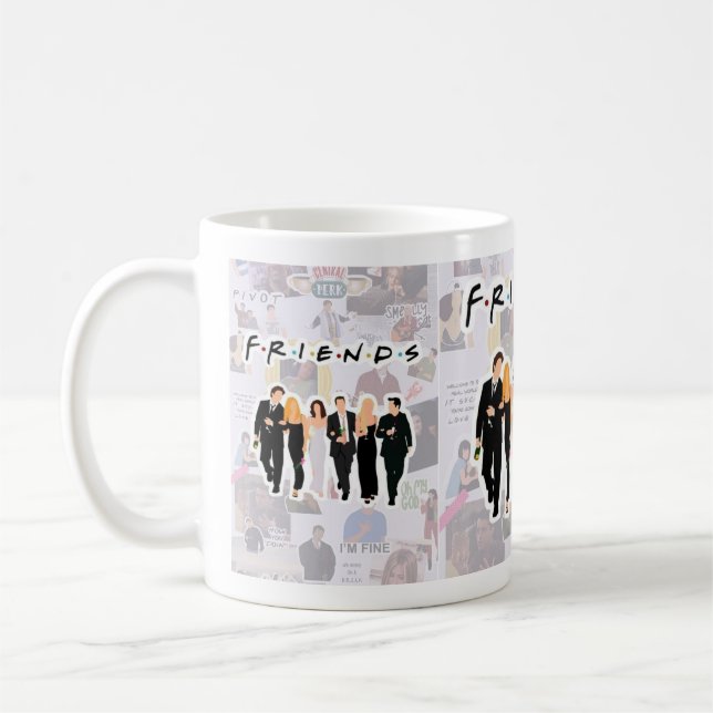 Caneca De Café Tema de Animação de Amigos (Esquerda)