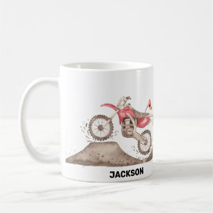 Caneca De Café Tema de bicicleta Red Dirt Mug