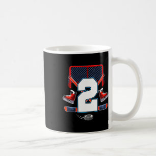 Caneca De Café Tema de Hóquei no Gelo para Menino de 2 Anos de Id