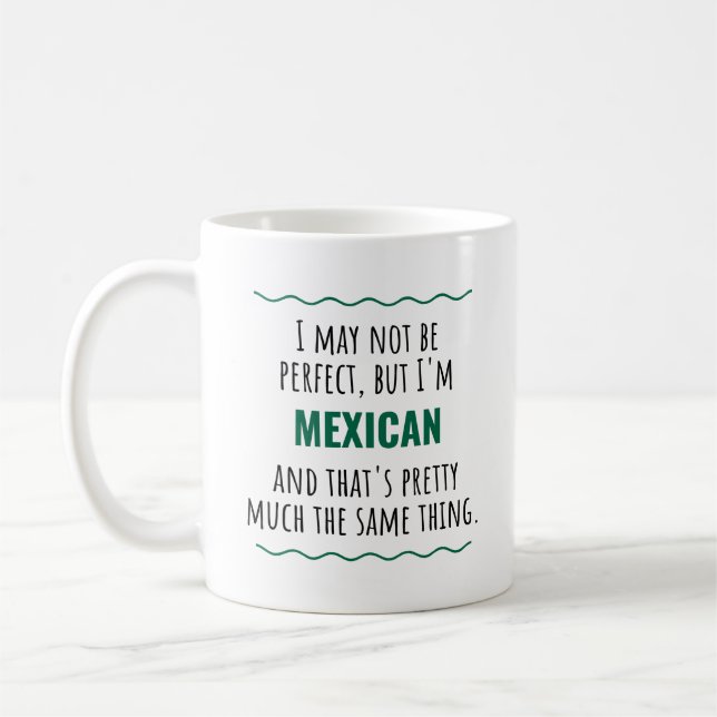 Caneca De Café Tema do México do Presente Mexicano (Esquerda)