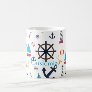 Caneca De Café Tema náutico Thunder_Cove 