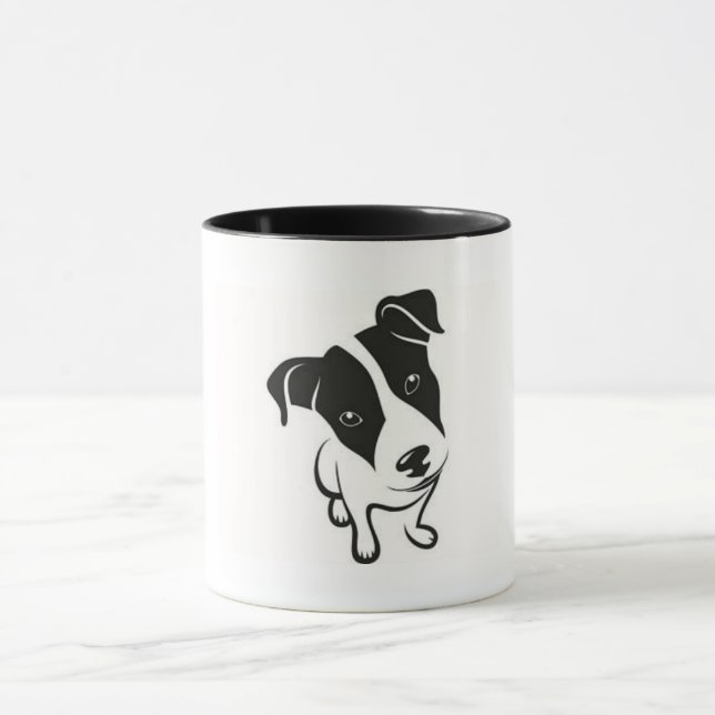 Caneca de café temático de Jack Russell (Centro)