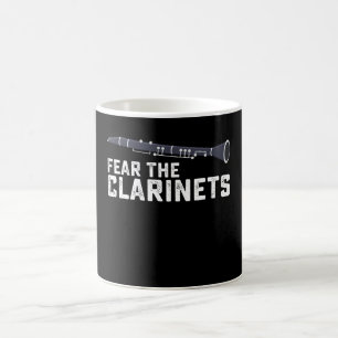 Caneca De Café Teme os Clarinetes Clarinetista Clarinete