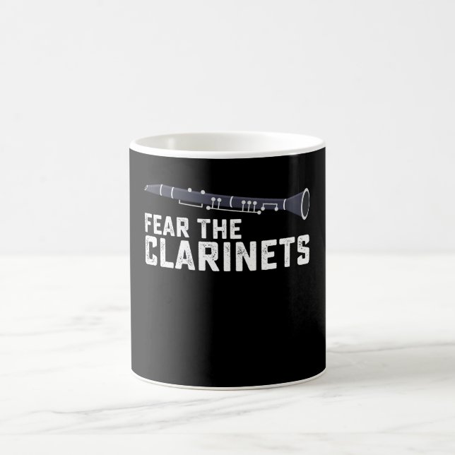 Caneca De Café Teme os Clarinetes Clarinetista Clarinete (Centro)
