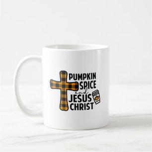 Caneca De Café Tempero de Abóbora e Jesus Cristo