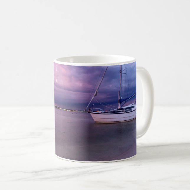 Caneca De Café Tempestade chegando a Navarre Flórida (Frente Esquerda)