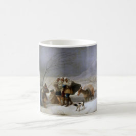 Caneca De Café Tempestade de neve no inverno