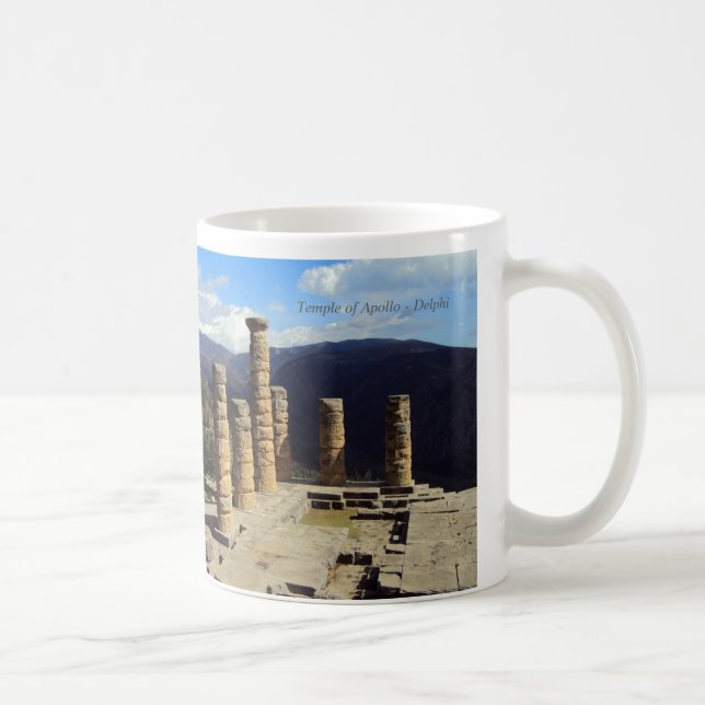 Caneca De Café Templo de Apolo - Delphi (Direita)