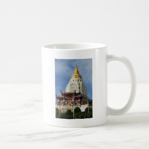 Caneca De Café Templo de Kek Lok Si da ilha de Malaysia Penang