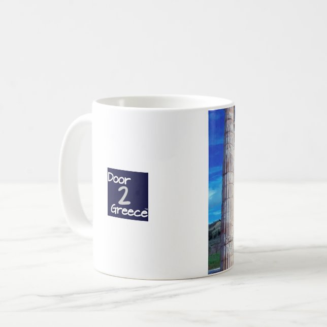 Caneca De Café Templo de Zeus - Nemea (Frente Esquerda)