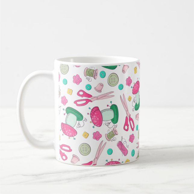 Caneca De Café Tempo de costura (Esquerda)