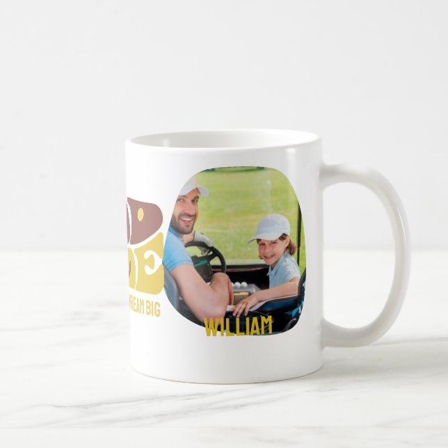 CANECA DE CAFÉ TEMPO DO PAI SONHE GRANDE DESIGN MODERNO (Direita)
