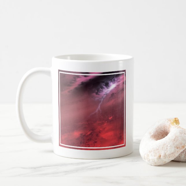 Caneca De Café Tempo Numa Estrela Anã Marrom. (Com Donut)