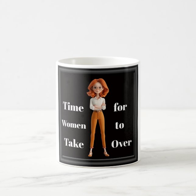 Caneca de Café Tempo Para as Mulheres (Centro)