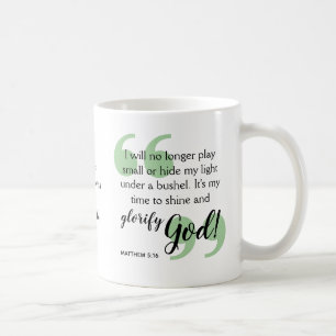 Caneca De Café TEMPO PARA MOSTRAR Afirmação Cristã Positiva