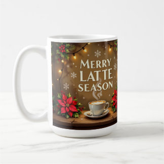 Caneca De Café Temporada alegre de latte