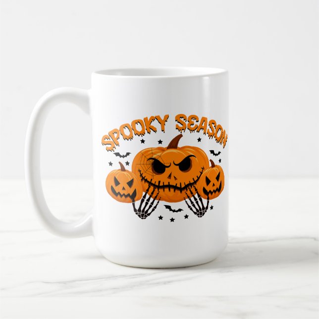 Caneca De Café Temporada Assustadora (Esquerda)