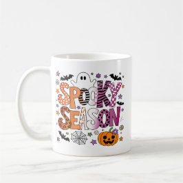 Caneca De Café Temporada Assustadora de Lésbicas no Halloween
