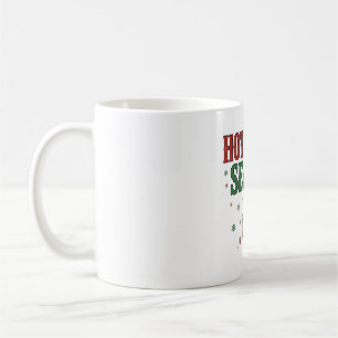 Caneca De Café Temporada de Cacau Quente Tipografia de Inverno Ar