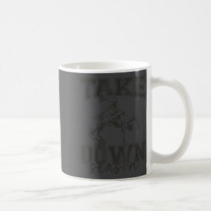 Caneca De Café Temporada de Demolição Vintage Luta Livre Homens M