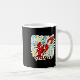 Caneca De Café Temporada de lagostim xadrez engraçado frutos do m