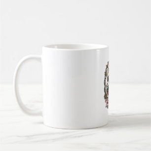 Caneca De Café Temporada de Natal Morto por Dentro Caveira do Pap