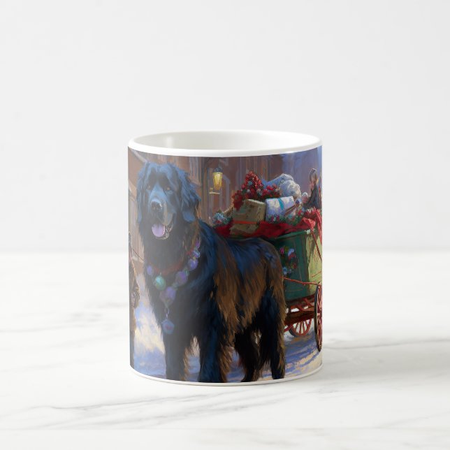 Caneca De Café Temporada Festiva de Natal da Terra Nova (Centro)