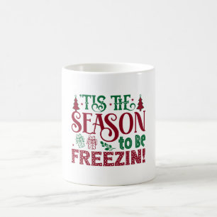 Caneca De Café Temporada para ser Congelante Palhaço de Inverno B