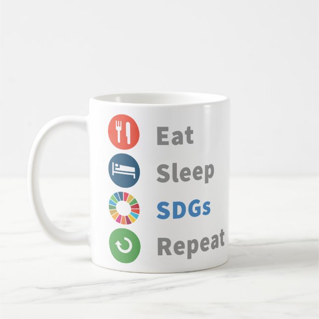 Caneca De Café Tendência Elegante Moderna Oferece Sustentabilidad (Esquerda)