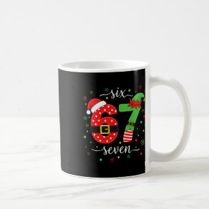 Caneca De Café Tendência Seis Sete Meme Natal 67 Xmas Homens Mulh