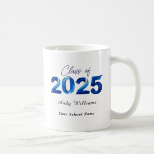Caneca De Café Tendy 2025 Graduation Gift Blue