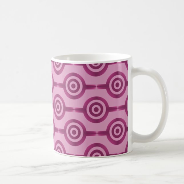 Caneca De Café Tendy Circles Mug, Magenta (Direita)