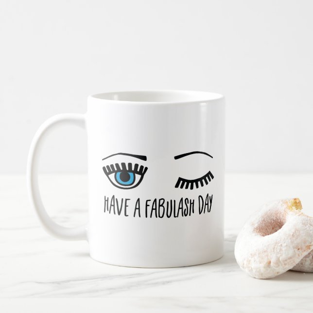 Caneca De Café Tenha chicotes de um dia de Fabulash (Com Donut)