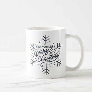 Caneca De Café Tenha um Natal Feliz - Floco de neve