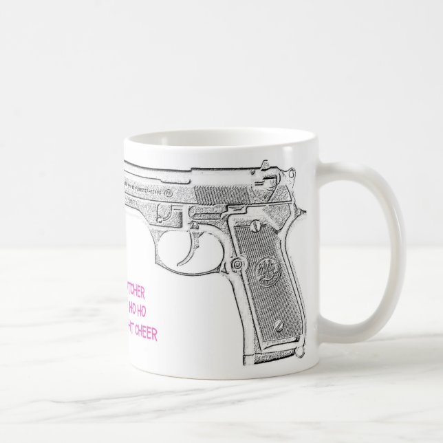 Caneca De Café Tenha um Natal vermelho do pescoço (Direita)
