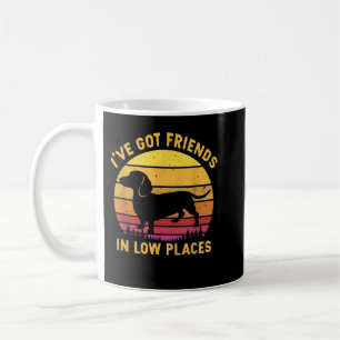 Caneca De Café Tenho Amigos em Baixo Lugares Engraçado Aplicativo