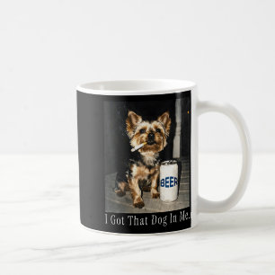 Caneca De Café Tenho Esse Cachorro em Funny Yorkie Fumando Cigarr