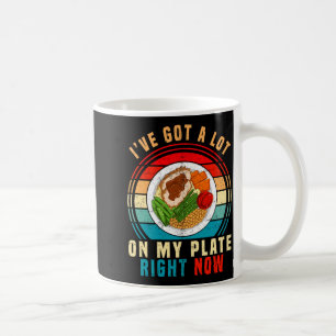 Caneca De Café Tenho Muitas Coisas Na Minha Mesa Agora Piada De A