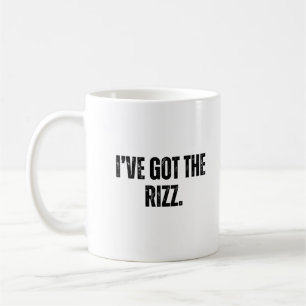 Caneca De Café Tenho o Rizz - Confiante e Na moda