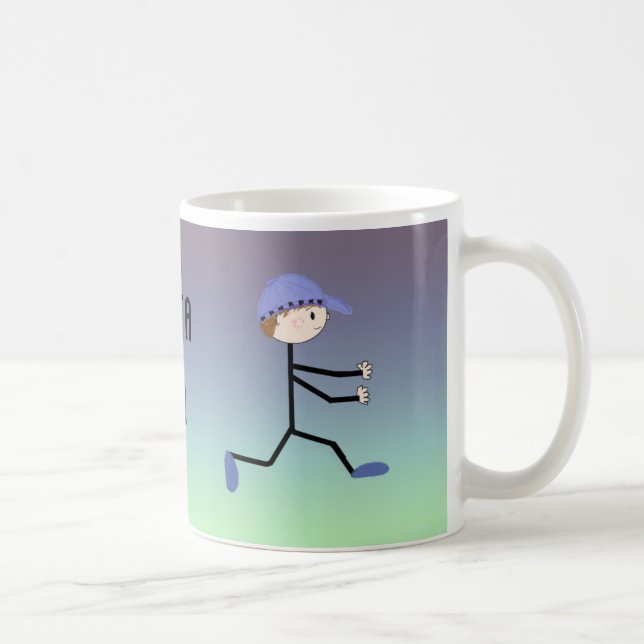 Caneca De Café Tenho que correr (Direita)