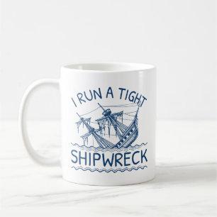 Caneca De Café Tenho Um Naufrágio Apertado