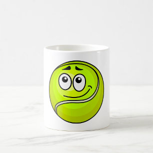 Caneca De Café Tênis Ball Face