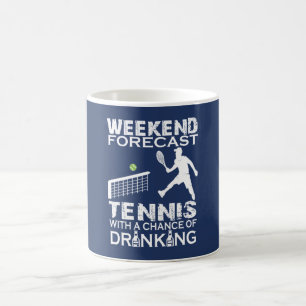 CANECA DE CAFÉ TÊNIS DA PREVISÃO DO FIM DE SEMANA