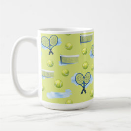 Caneca De Café Tenis Dia dos Pais Aquarela Azul