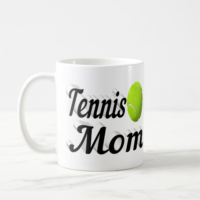 Caneca De Café Tênis Mãe metade do texto Café Mug (Esquerda)