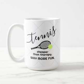 Caneca De Café Tênis mais barato que a terapia esportes engraçado